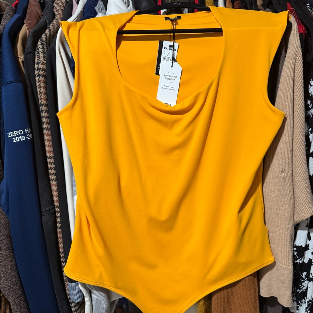 Express Bold Yellow Bodysuit